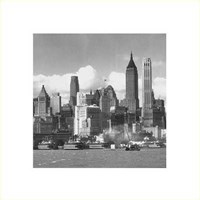 Manhattan Skyline, New York City, c.1940 Fine Art Print