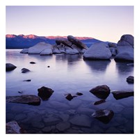 Purple Rocks Fine Art Print