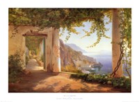 View to the Amalfi Coast Fine Art Print
