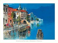 Antonio Di viccaro - Primavera a Venezia Size 31.5x23.75 Fine Art Print