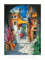 Scorcio Sul Tirreno Fine Art Print