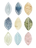 Patterned Leaves I Fine Art Print