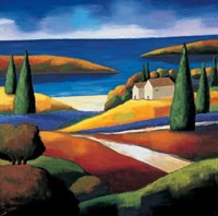 Janine Clarke - Central Coast I Size 27.5x27.5 Fine Art Print