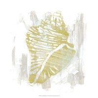 Seaside Blockprints III Framed Print