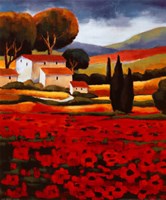 Poppy Field II Fine Art Print