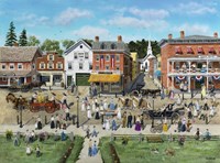 Our Village Parade 4th of July 1909 Fine Art Print