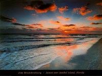Sunset Over Sanibel Island Florida Fine Art Print