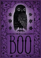 Vintage Halloween Boo Fine Art Print