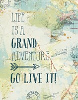 Map Sentiments IV Fine Art Print