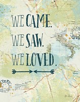 Map Sentiments III Fine Art Print