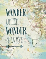 Map Sentiments V Fine Art Print