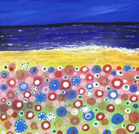 Flowers by the Beach Fine Art Print