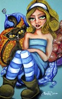 Alice In Ugg Boots Fine Art Print