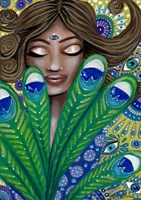 The Peacock Nymph Fine Art Print