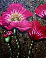 Red Poppies Fine Art Print