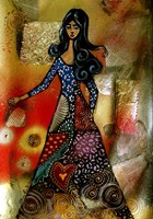 Patchwork Girl II Framed Print