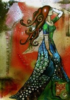 Patchwork Girl Fine Art Print