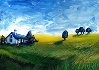 Countryside Cottage Fine Art Print