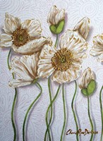 White Poppies Fine Art Print