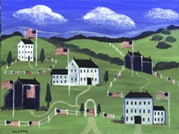 American Village Fine Art Print