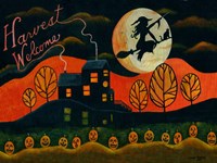 Witch's Harvest Moon Fine Art Print