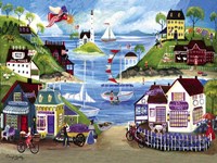 Lavender Seaside Angel Fine Art Print