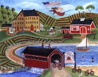 Strawberry Market Antiques Fine Art Print