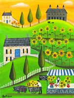 Sunflower Inspiration Farm Fine Art Print