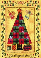 It All Began With Angel Tree Fine Art Print