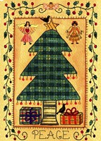 Peace Bless Us Tree Fine Art Print