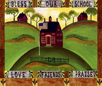 Bless our School Fine Art Print