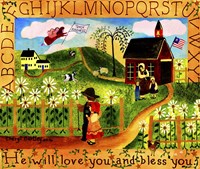 He Will Love you and Bless You Fine Art Print