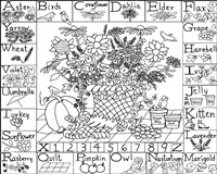 Cornucopia Floral Sampler Fine Art Print