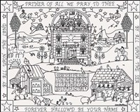 Father Of All Folk Art Spirit Fine Art Print