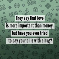 Love vs. Money II Fine Art Print