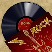 Vinyl Club, Rock Fine Art Print
