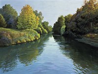 Lungo Il Fiume Fine Art Print