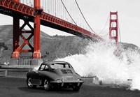 Under the Golden Gate Bridge, San Francisco (BW) Fine Art Print