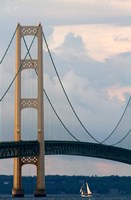 Mackinac Bridge on a Clear Day Fine Art Print