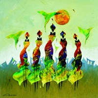 Flexible Figures 1 Fine Art Print