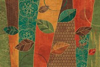 Bohemian Leaves I Fine Art Print