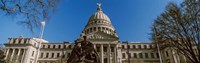 Statue at Mississippi State Capitol, Jackson, Mississippi Fine Art Print