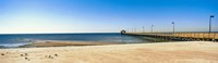 Pier in the sea, Biloxi, Mississippi Fine Art Print