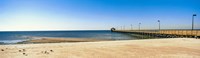 Pier in the sea, Biloxi, Mississippi Fine Art Print