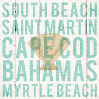 Bon Voyage Shell Framed Print