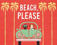 Beach Bums Beetle I Fine Art Print