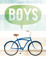 Beach Cruiser Boys II Fine Art Print