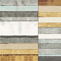 Beachscape II Gold Neutral Fine Art Print