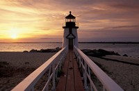 Brant Point Lighthouse, Nantucket, Massachusetts Framed Print