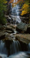 Waterfall in a forest, Arethusa Falls, Crawford Notch State Park, New Hampshire, New England Fine Art Print